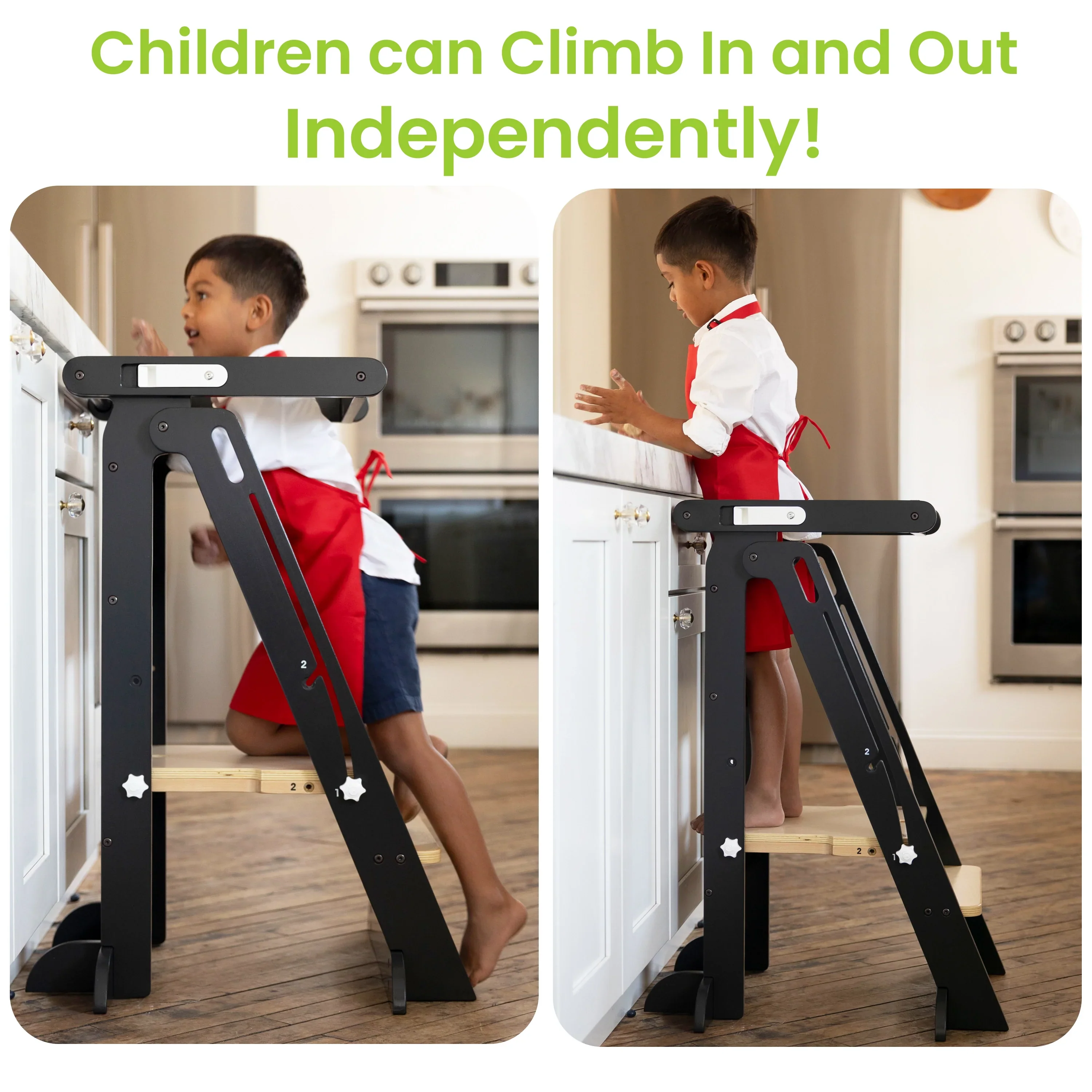 Little Partners Learn 'N Fold Learning Tower® Toddler Tower - Image 36